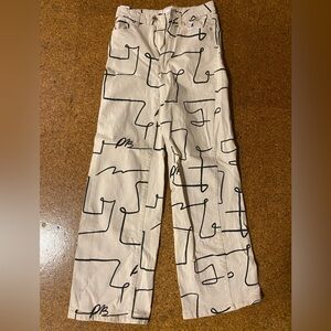 WeWoreWhat Abstract Scribble Jean